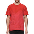 Purple Brand Textured Paisley Red S/S Tee