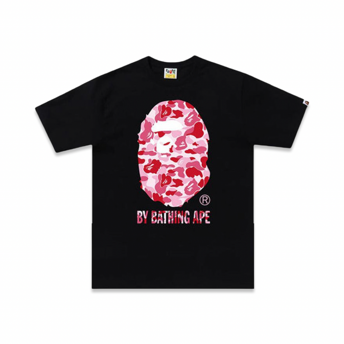 BAPE “ABC Camo” Black/Pink Tee