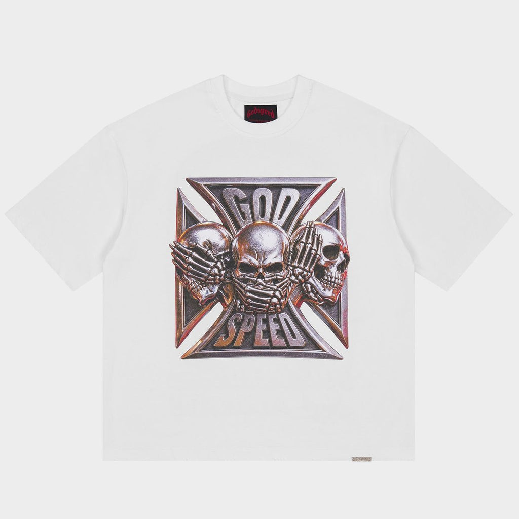 Godspeed “Omerta” White Tee