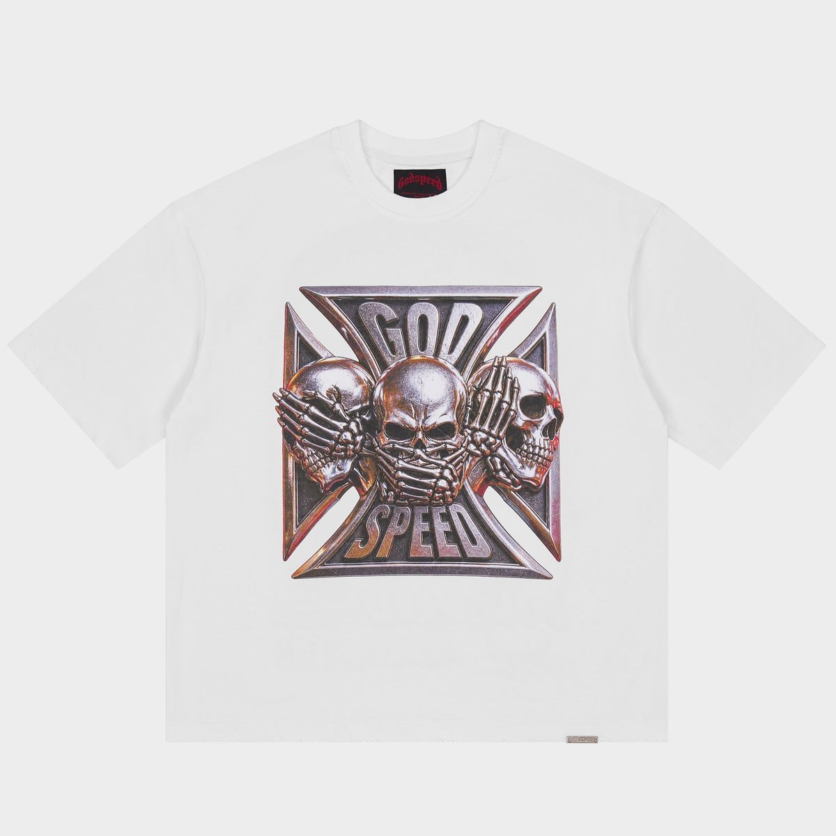 Godspeed “Omerta” White Tee
