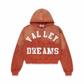 Vale Forever “Classico” Zip Up Orange Hoodie
