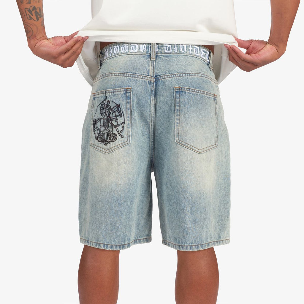 Sugarhill “Carloman” Embossed Stone Shorts