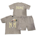 November Reine “Razor” Stone Taupe Short Set