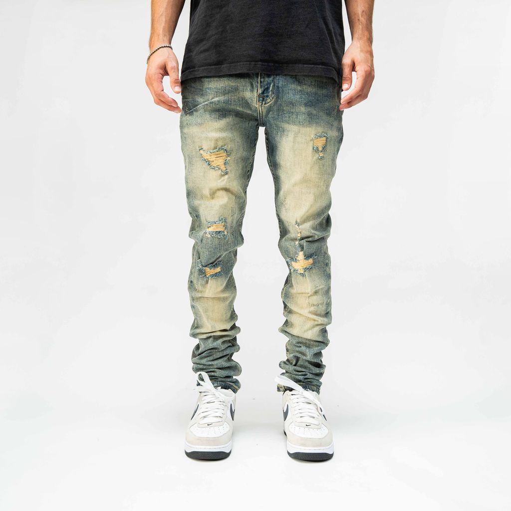 Pali “Vintage” Fade Wash Jeans (PL024)