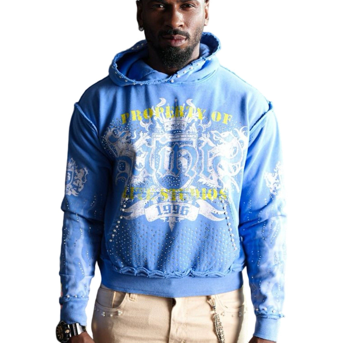 Elite „Saints Pearls“ gewaschener Kapuzenpullover