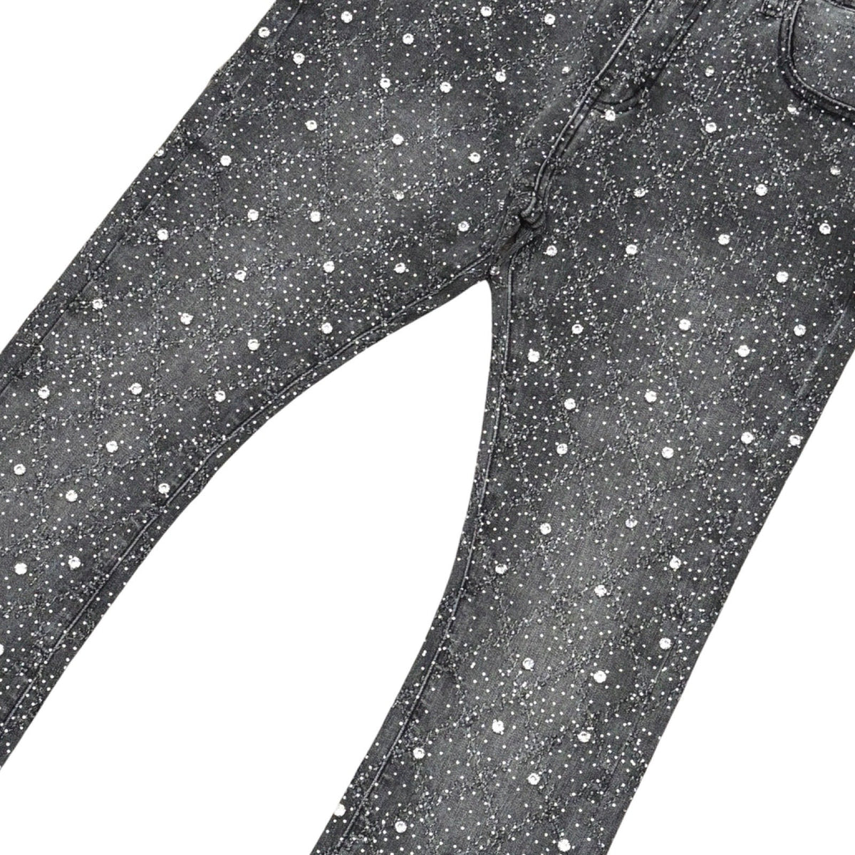 Vicious “Embellished Stone” Grey Jeans