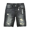 Anom „Rigid“ Vintage-Shorts in Schwarz