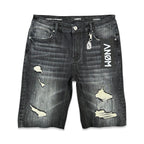 Anom „Rigid“ Vintage-Shorts in Schwarz