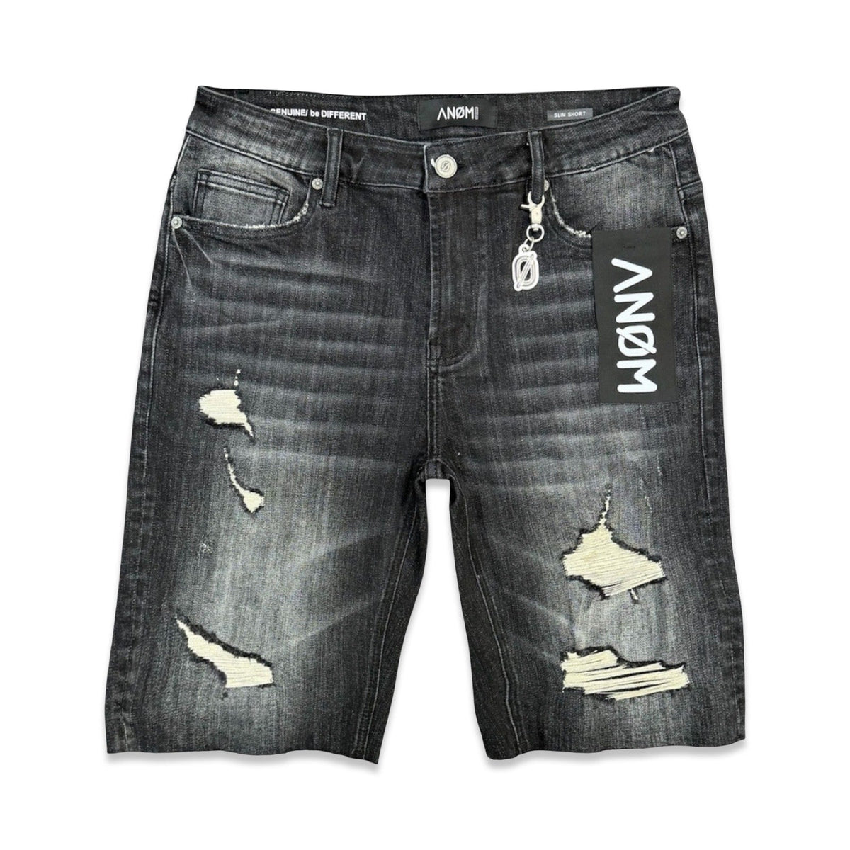 Anom „Rigid“ Vintage-Shorts in Schwarz