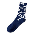 Shattered Hearts Logo Navy Socks