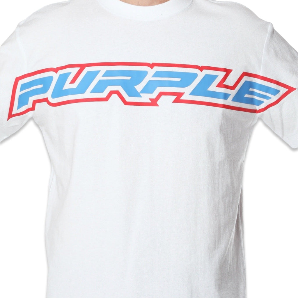 Purple Brand “Turbo” White S/S Tee