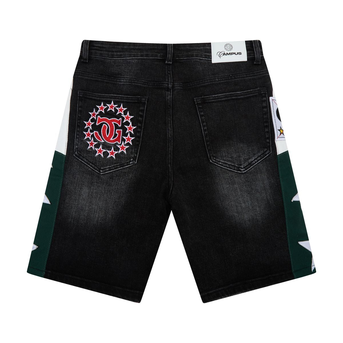 Campus “Valor” Black Denim Jorts