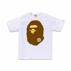 BAPE “Big Ape” White/Brown Tee