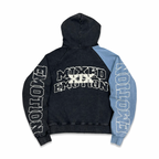 Mixed Emotion “Split Decision” Blue Hoodie