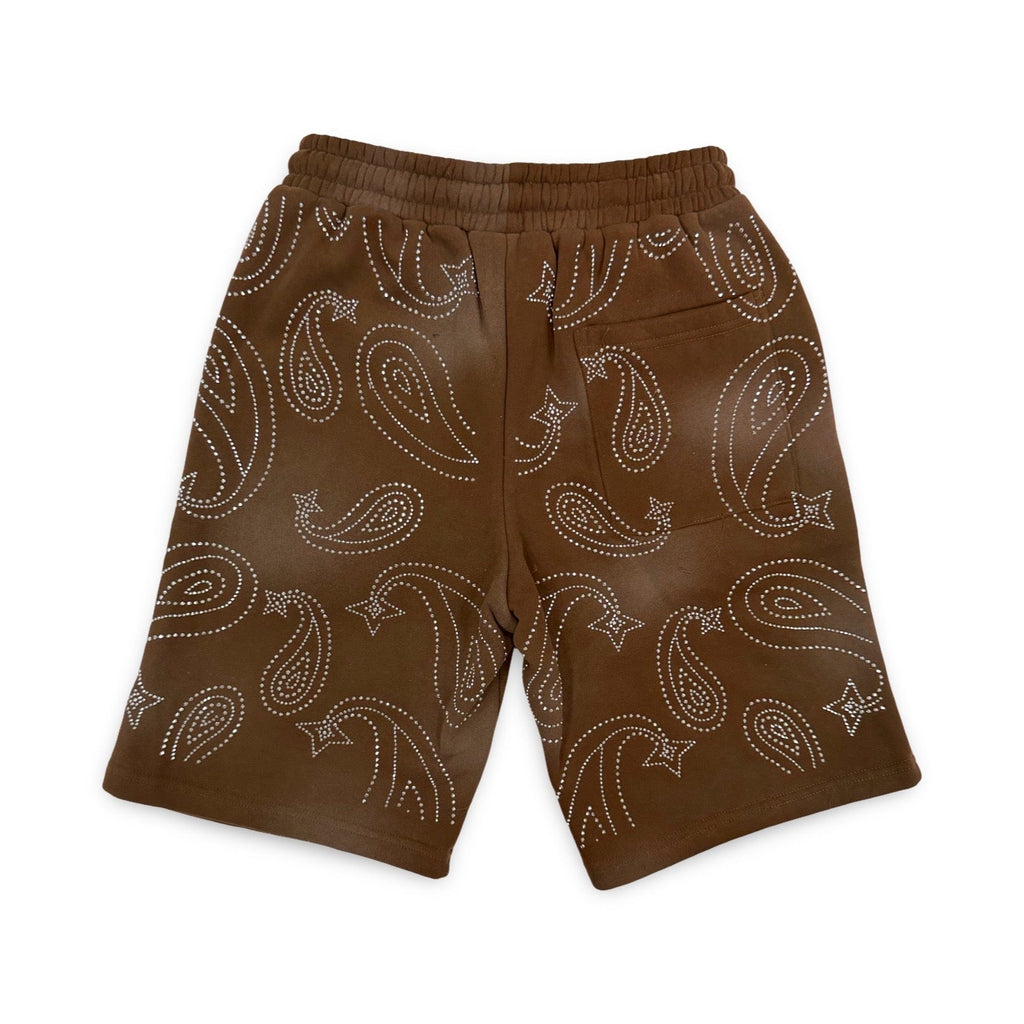Retrovert Rhinestone Paisley Shorts