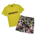 Purple Brand Neon Nylon Short Set