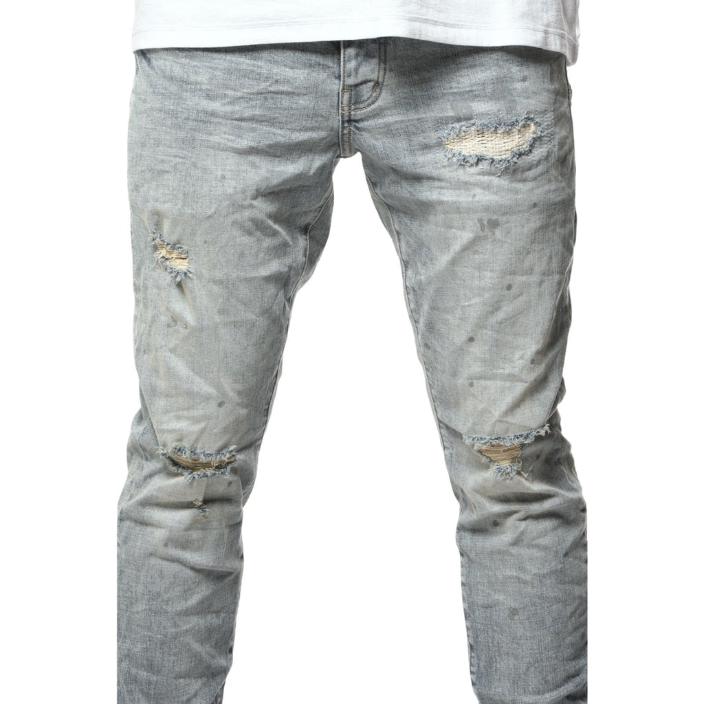 Purple Brand “Worn Reflective” Indigo Jeans