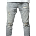 Purple Brand “Worn Reflective” Indigo Jeans