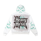Stray “Refuge” Off White Full Zip Hoodie