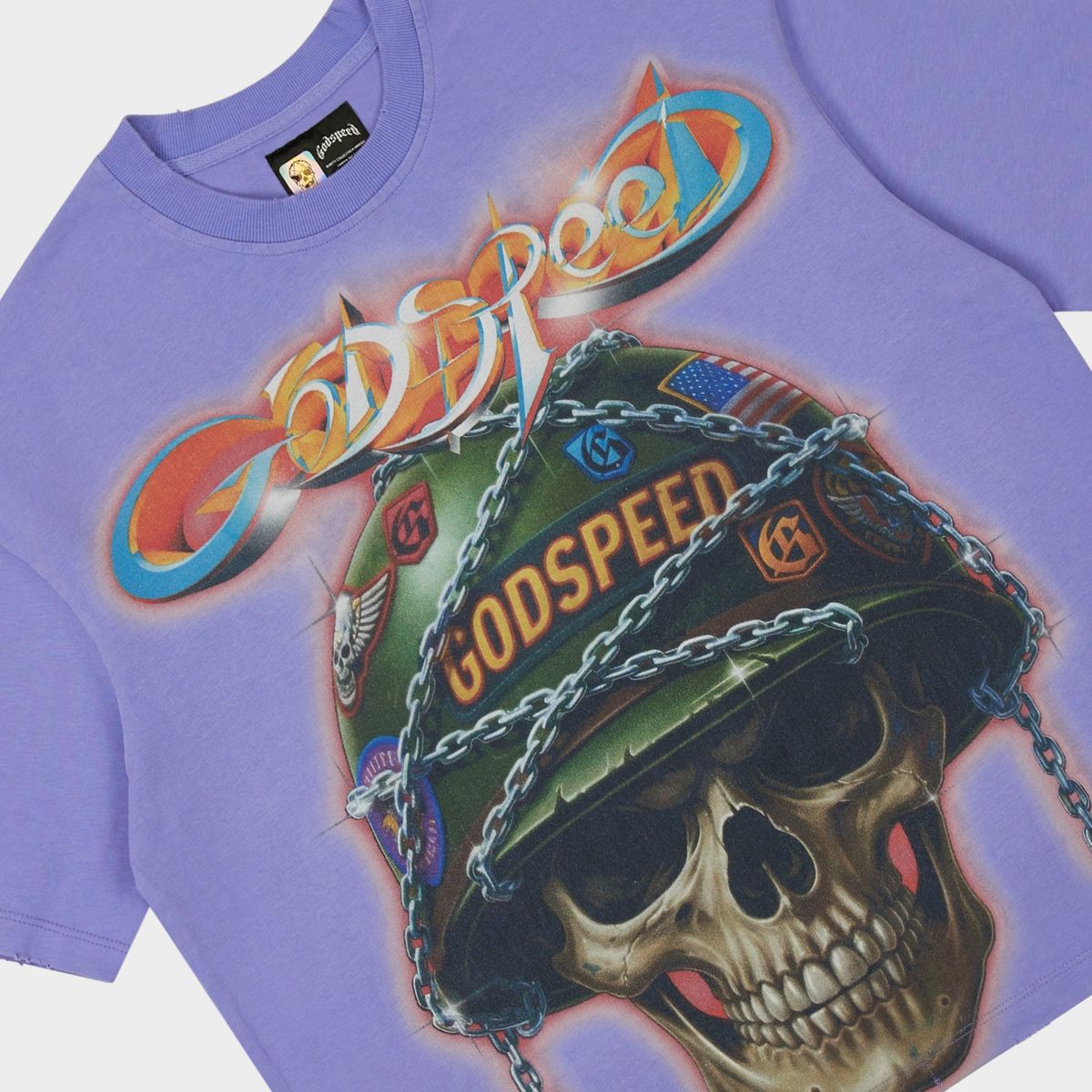 Godspeed “Badges Of Honor” Lavender Tee