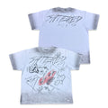 Shattered Hearts “Studded Doddle” White Tee