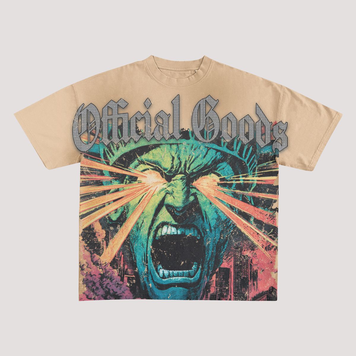 Official Goods “Overload” Cream Tee