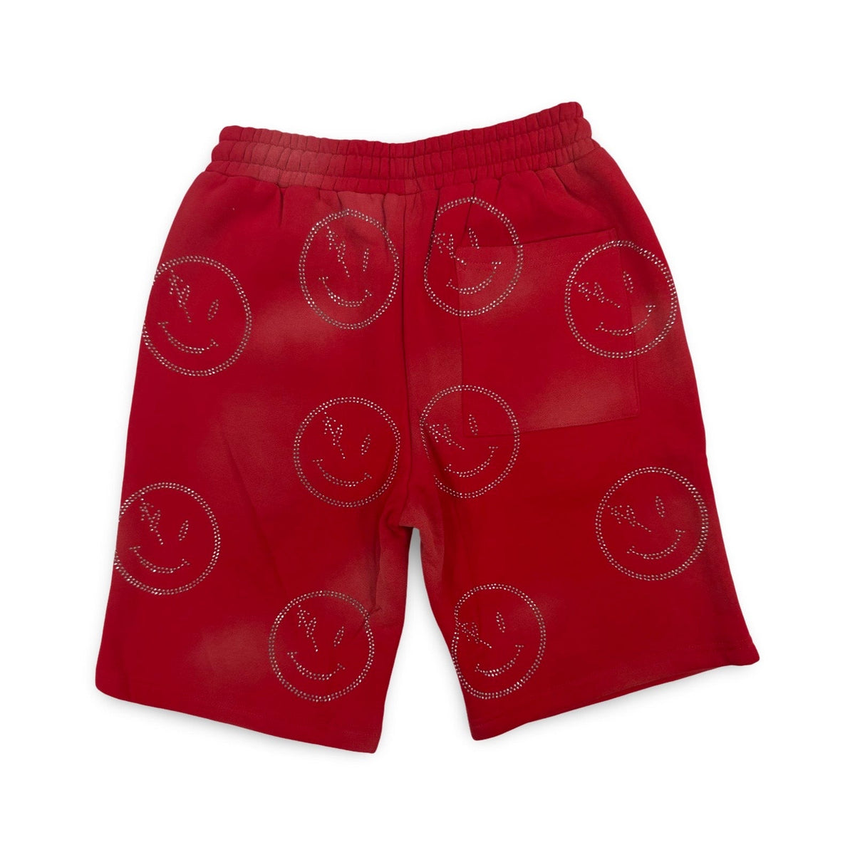 Retrovert Rhinestone Smiley Shorts