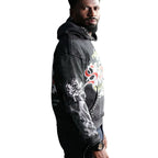 Elite „Saints Pearls“ Black Washed Hoodie