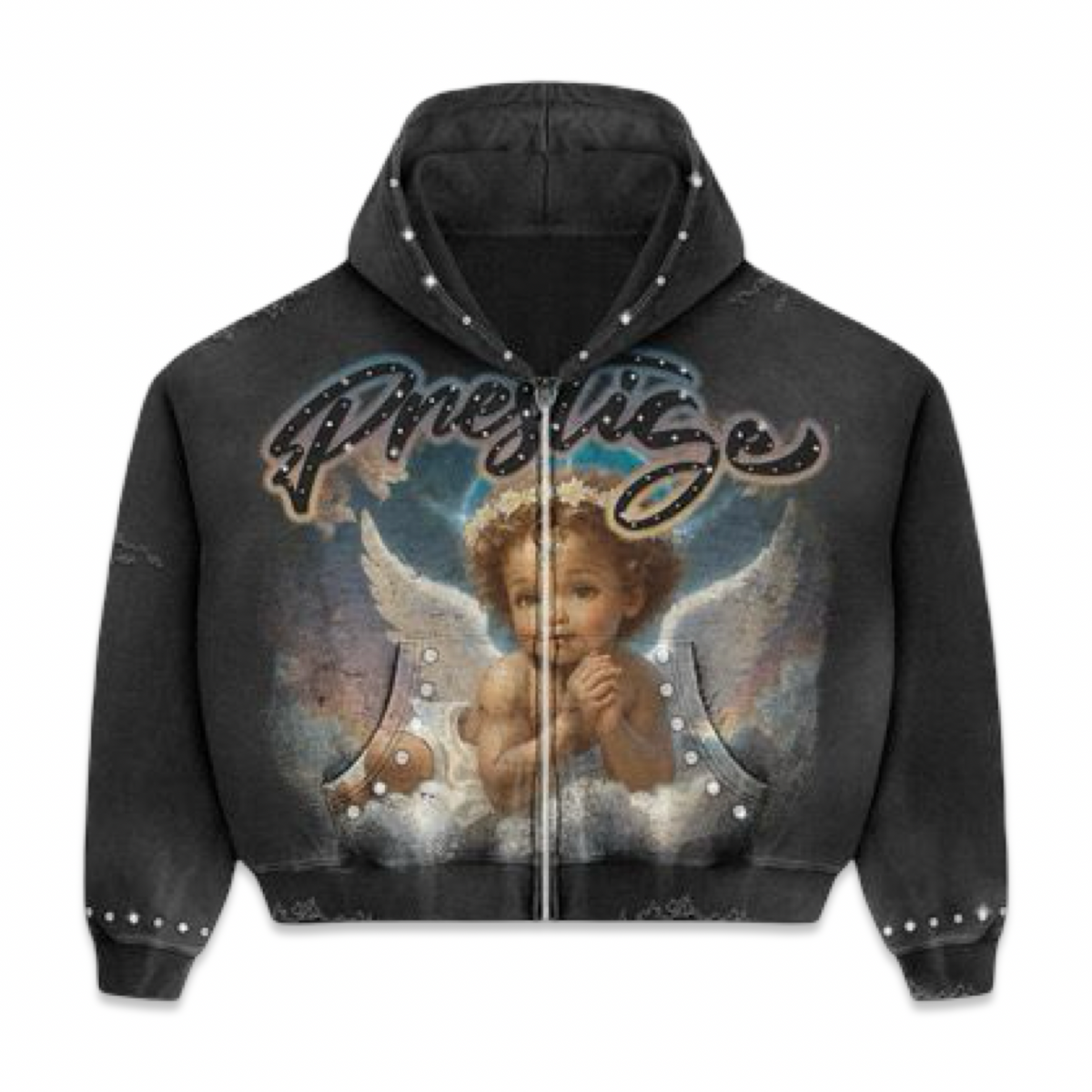 Prestige “Angel” Blue/Black Hoodie