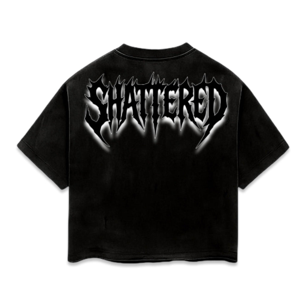 Shattered Hearts “Anxiety” Black Tee