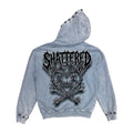 Shattered Hearts “Head” Gray Hoodie