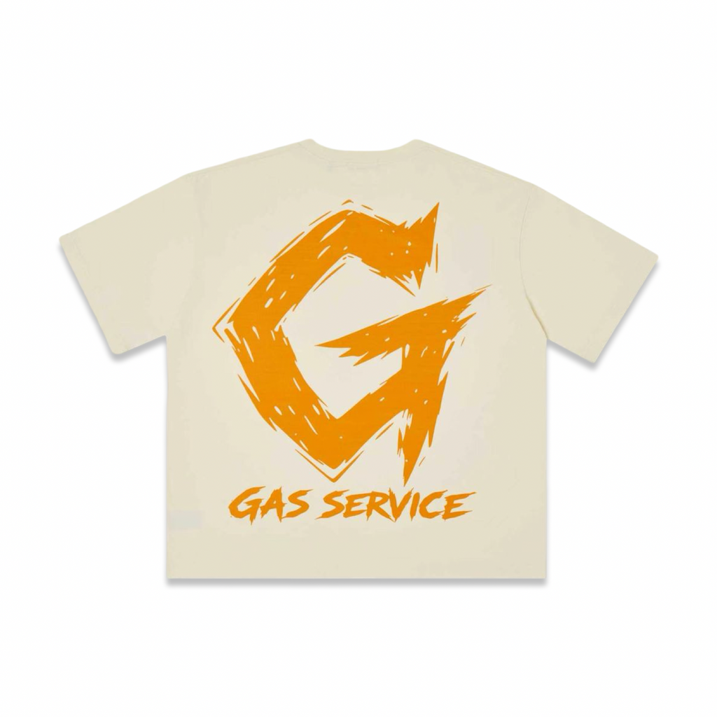 Gas Service “Fallen Liberty” Cream Tee
