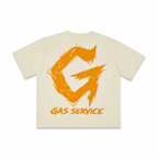 Gas Service “Fallen Liberty” Cream Tee