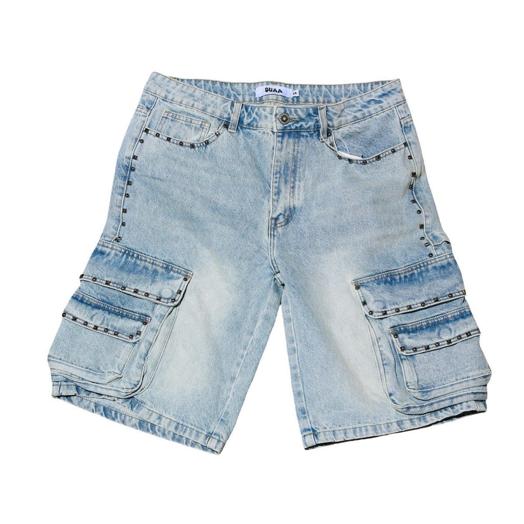 Duaa “Noble” Blue Cargo Shorts