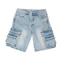 Duaa “Noble” Blue Cargo Shorts
