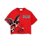 Shattered Hearts “Catchin Feelins” Red Tee