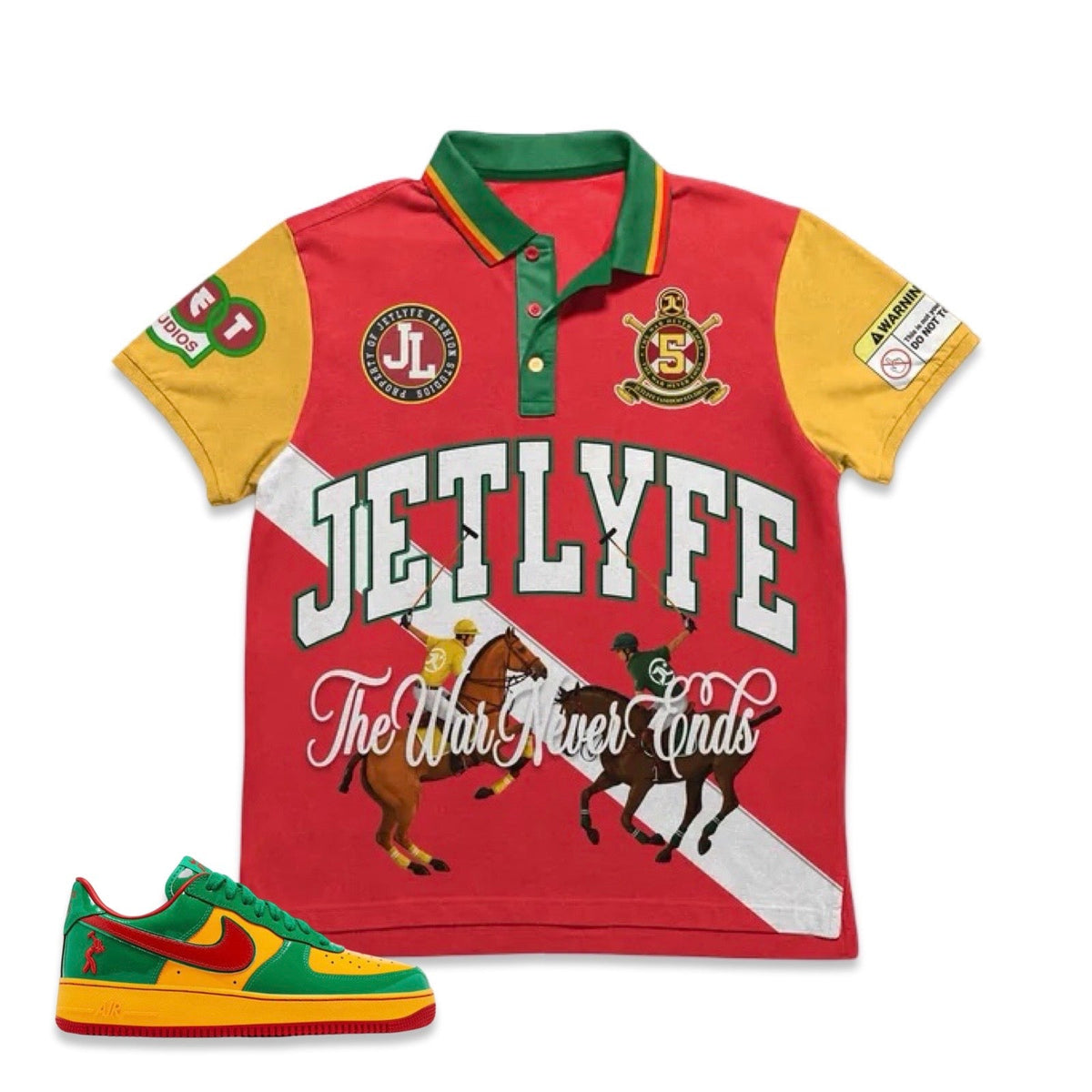 Jetlyfe “War Never Ends” Polo