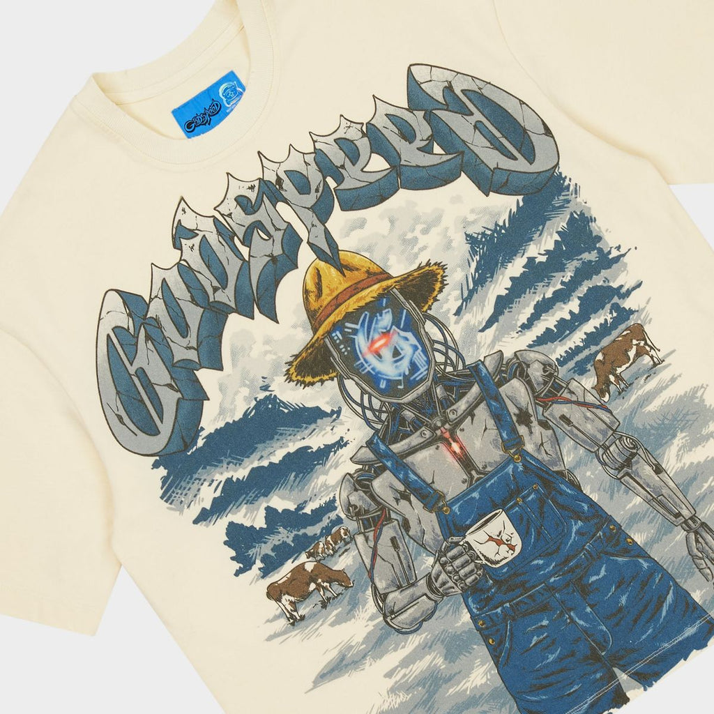 Godspeed “Aura Farm II” Bone Tee