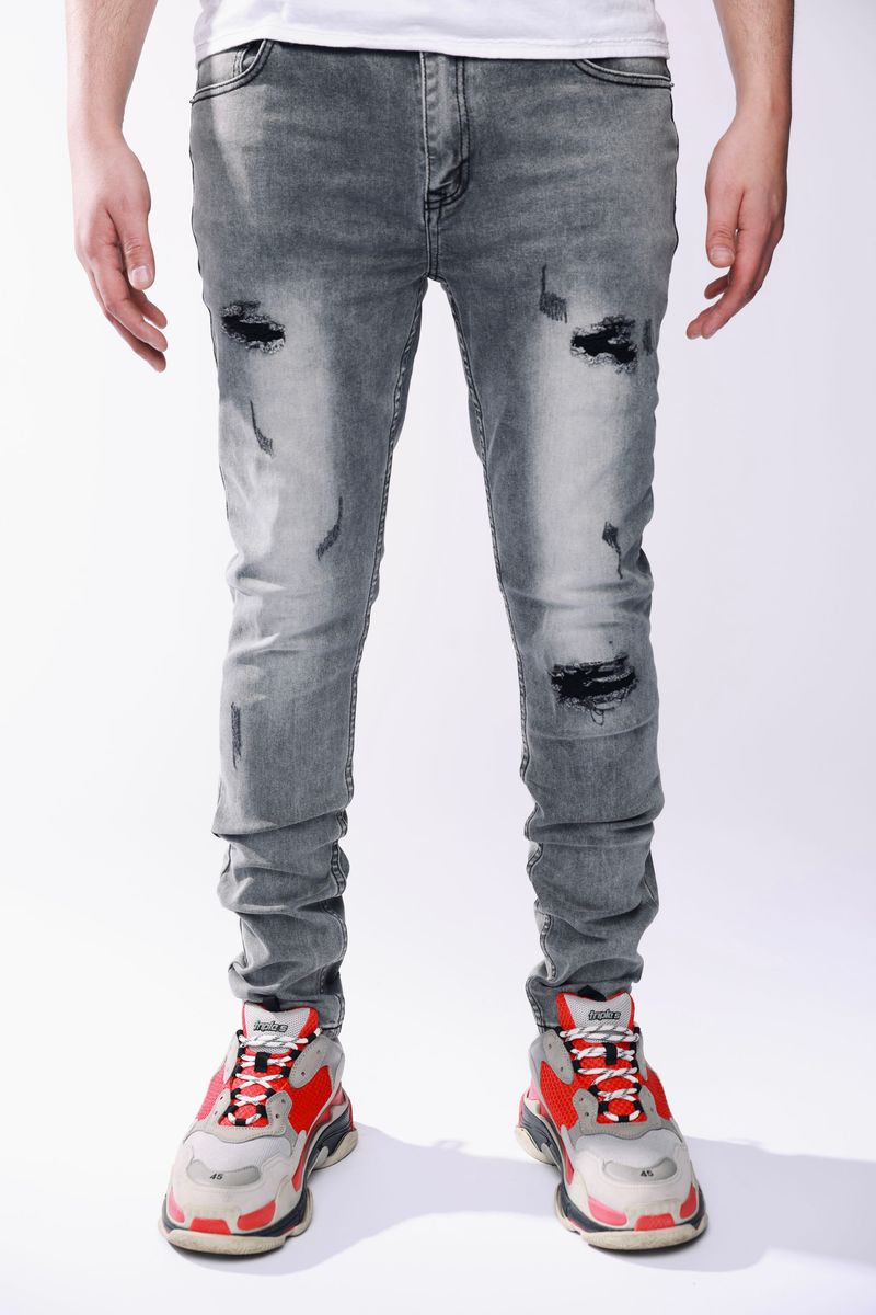 Pali Dark Grey Wash Jeans (PL002)