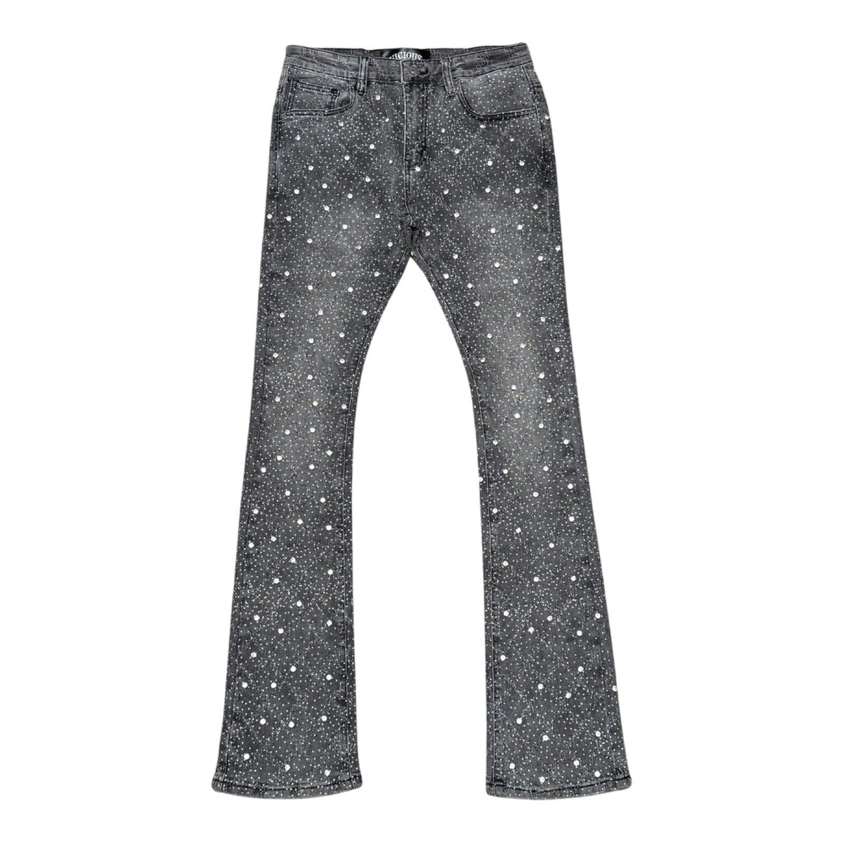 Vicious “Embellished Stone” Grey Jeans