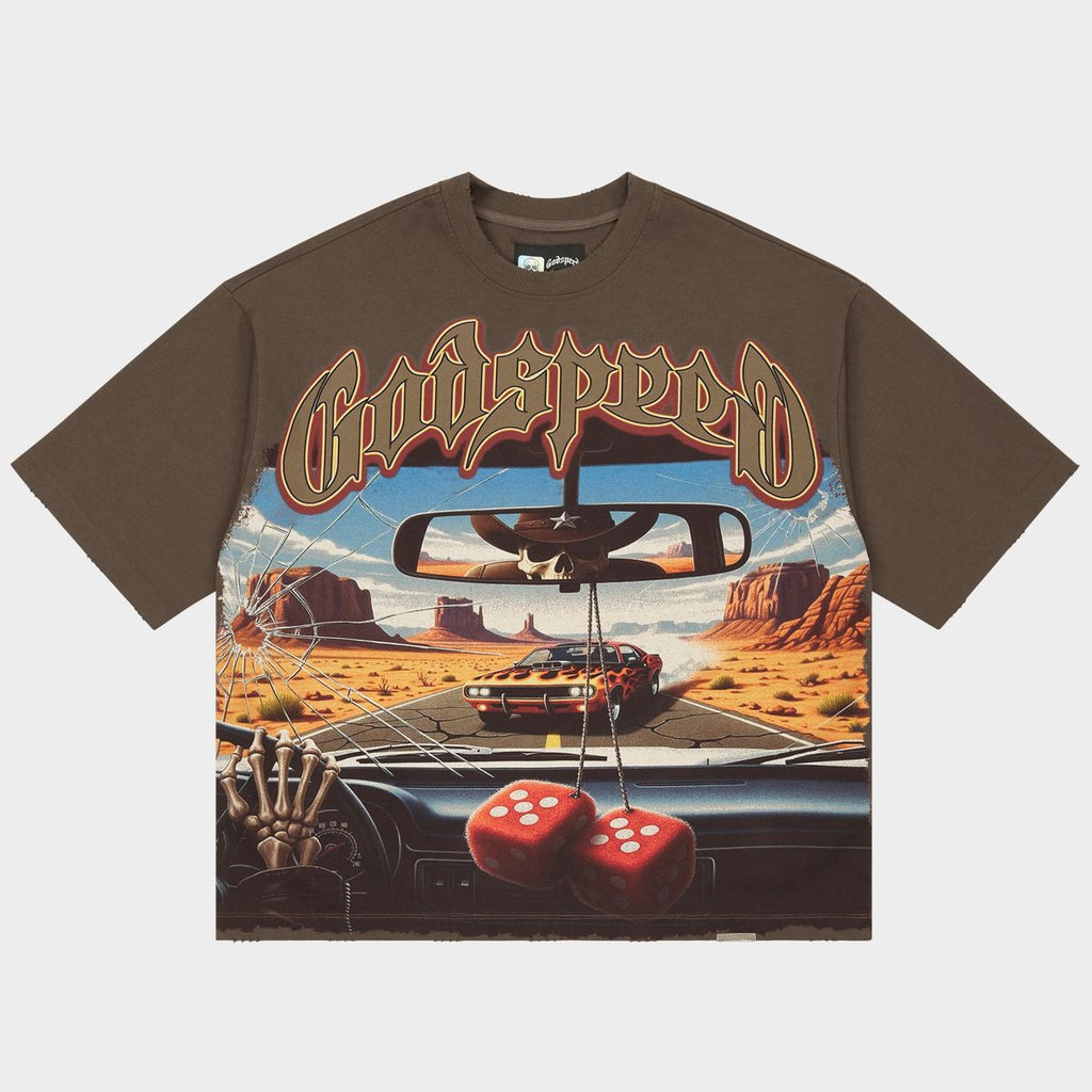 Godspeed “On The Run II” Brown Tee