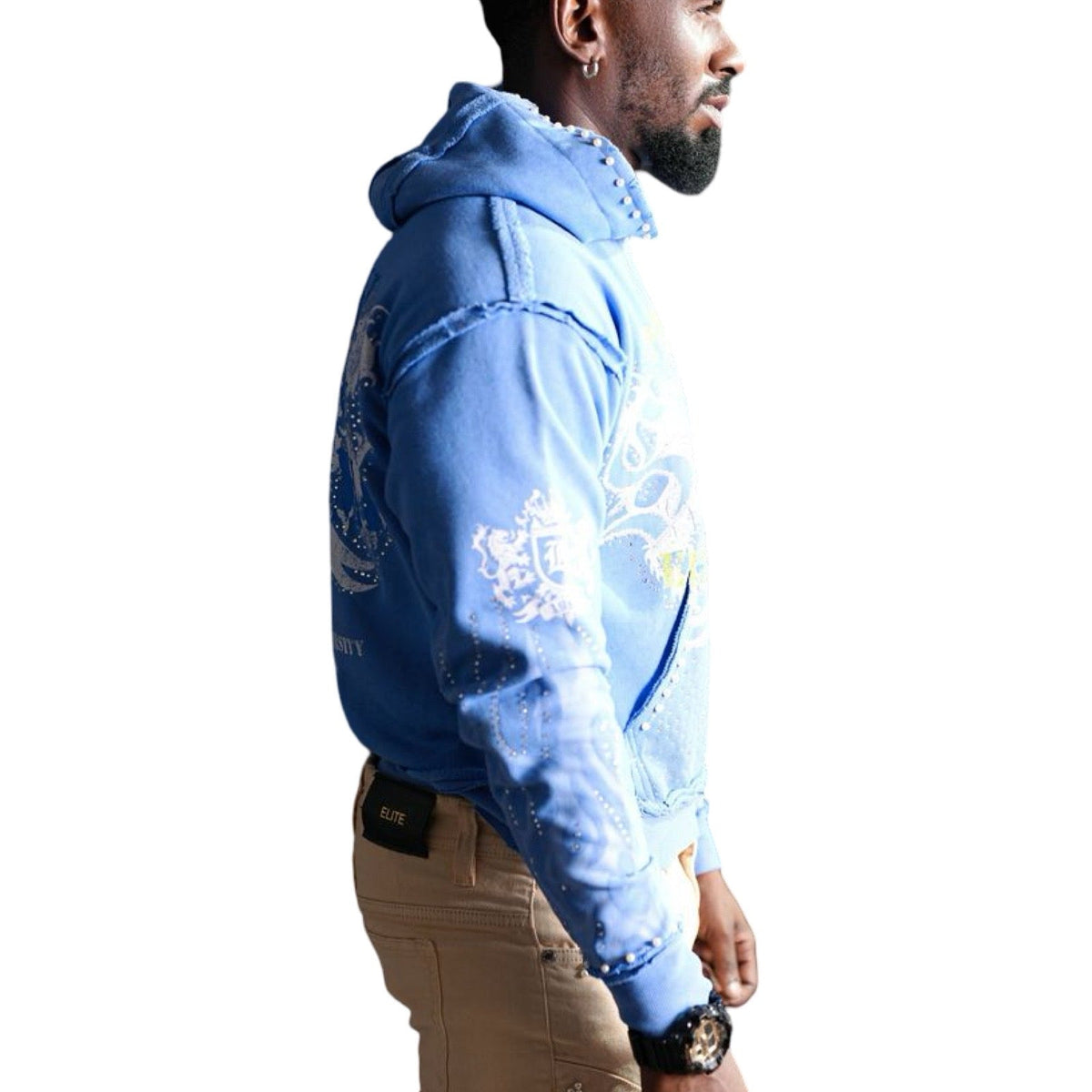 Elite „Saints Pearls“ gewaschener Kapuzenpullover