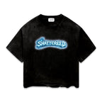 Shattered Hearts “Icy” Black Tee