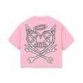 Shattered Hearts “Logo” Pink Tee