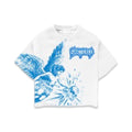 Shattered Hearts “Catchin Feelins” White Tee