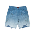 Rare Peace “Twill” Wash Rhinestone Short