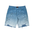 Rare Peace “Twill” Wash Rhinestone Short