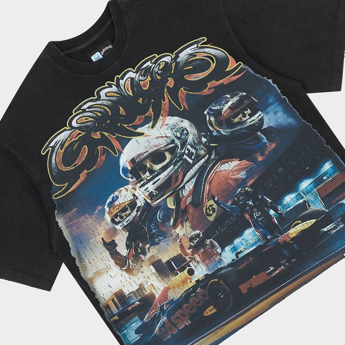 Godspeed „Front Runners“ schwarzes T-Shirt