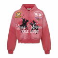 Vale Forever “Rockefeller” Zip Up Red Hoodie