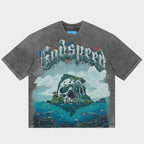 Godspeed “Island II” Grey Wash Tee
